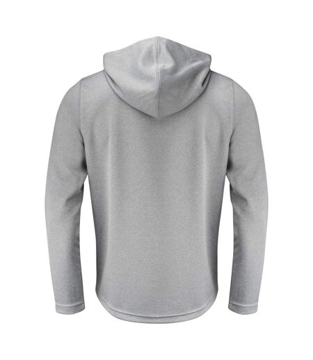 Veste À Capuche Layback Homme Gris Chiné Printer RED