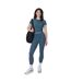 T-shirt All Day Active Femme Bleu Discret Sweaty Betty-1