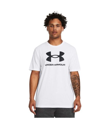 T-shirt Style Logo Sportstyle Homme Blanc Under Armour