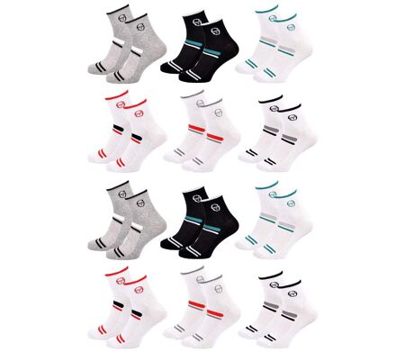 Chaussettes SERGIO TACCHINI QUARTER 12 Pcs 7015