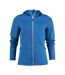 Womens/ladies Layback Hoodie Bright Blue Printer RED-2