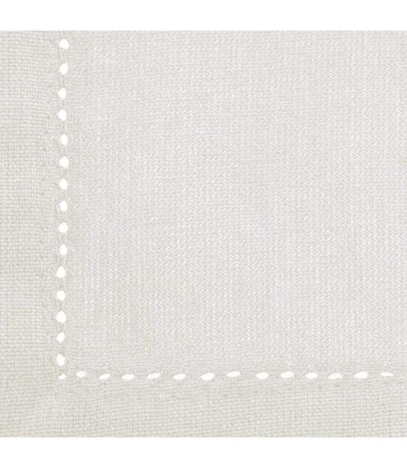 Nappe Rectangulaire Chambray 140x240cm Blanc