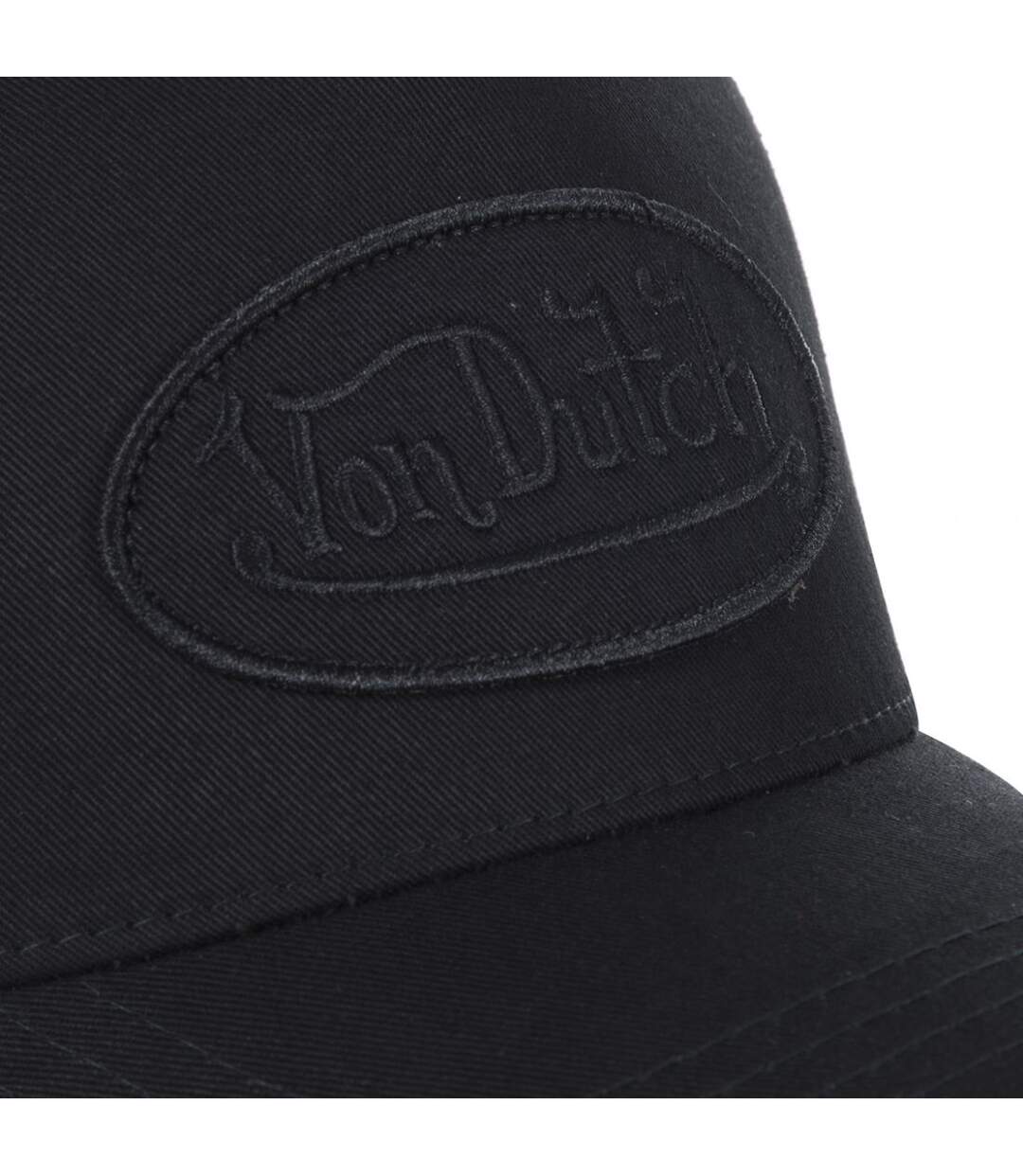 Casquette Von Dutch baseball filet Lofb Noir-3