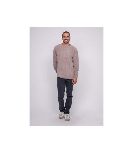 Pull ras de cou avec torsades LITURIN