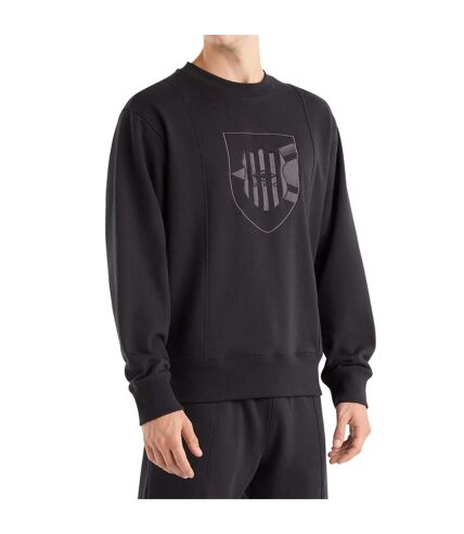 Mens crest sweatshirt black Umbro