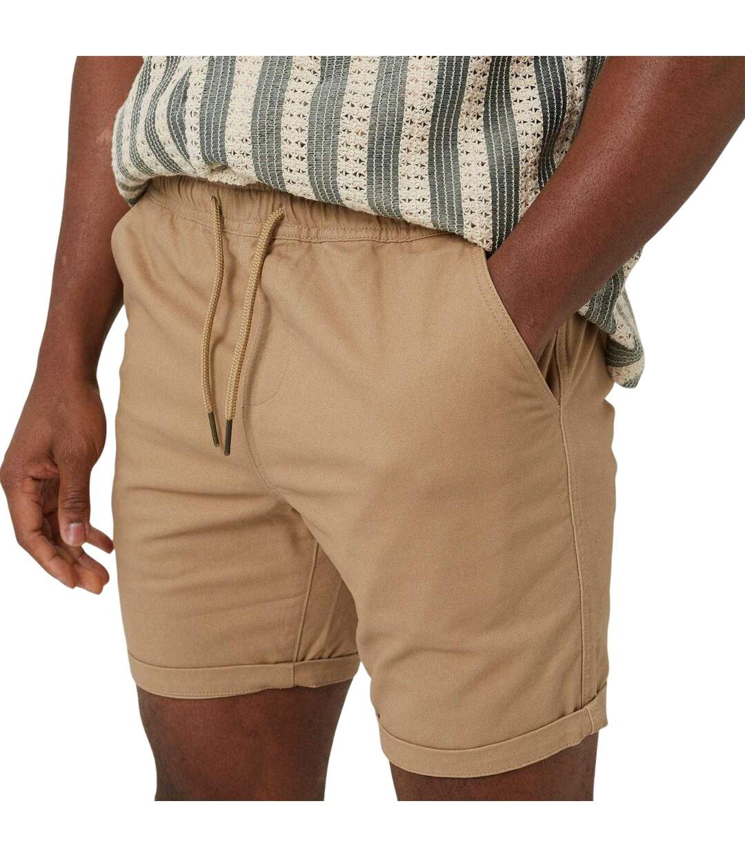 Short Chino Homme Beige Brave Soul-4