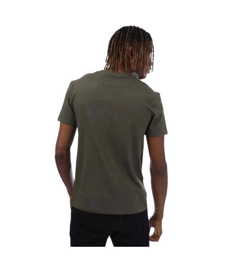 Mens Dunstan River Crew Neck Slim T-shirt Khaki Green Timberland