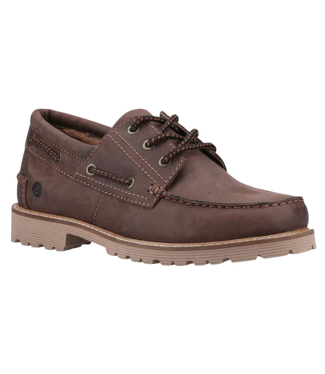 Mens Houston Leather Boat Shoes Brown Sperry-1