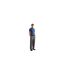 Polo Motif/style Logo Rectangulaire Passenger Homme Bleu Boss-1