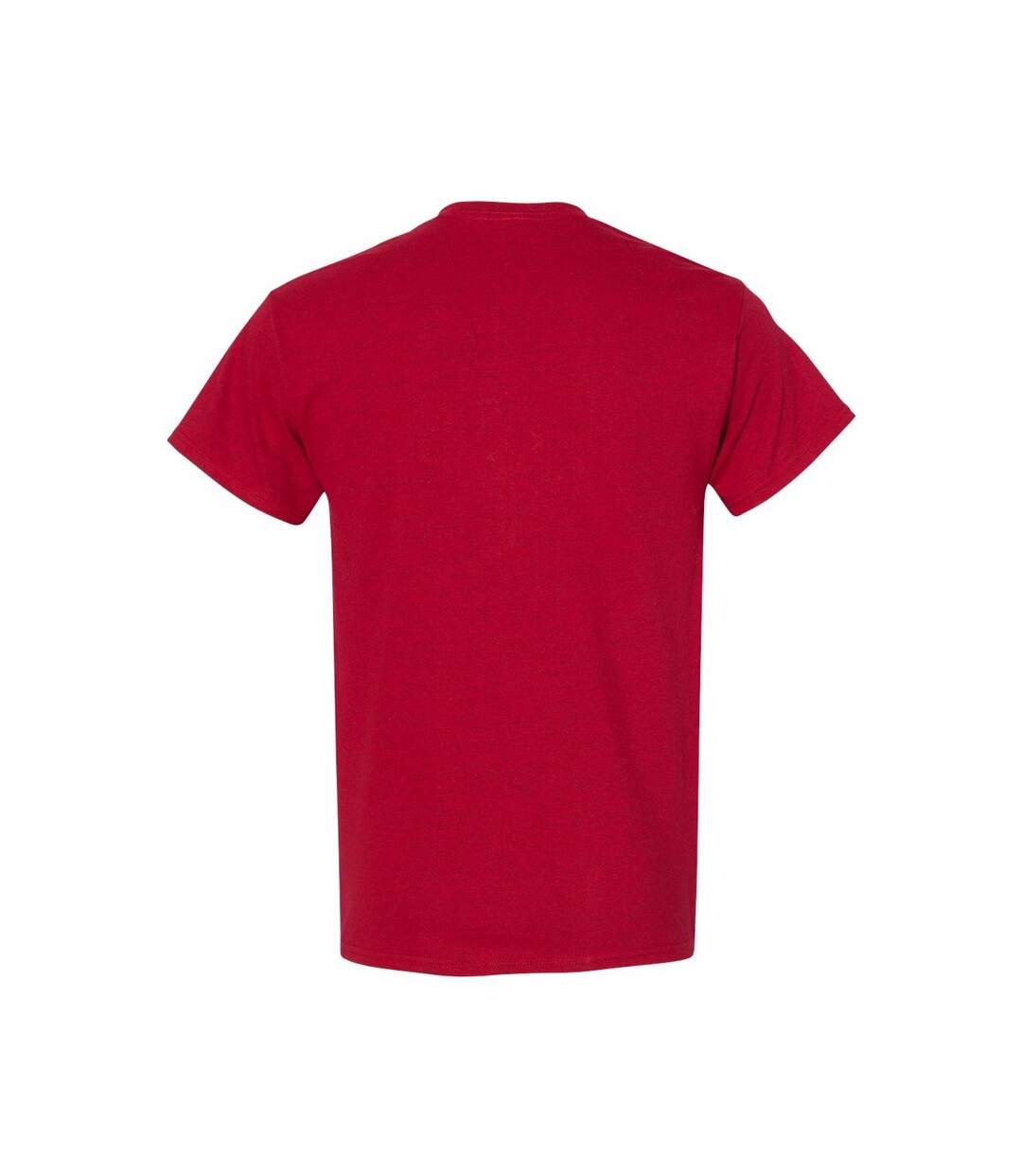 Mens Heavy Cotton T-shirt Antique Cherry Red Gildan-2