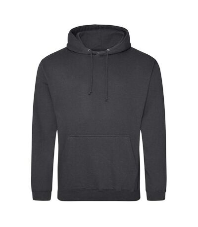 Awdis Unisex College Hooded Sweatshirt / Hoodie (Shark Grey)
