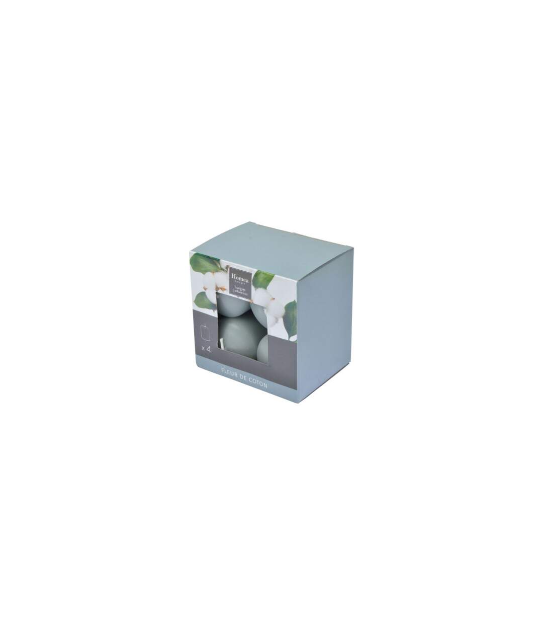Lot de 4 Bougies Pilier Essentiel II 6cm Fleur de Coton-3