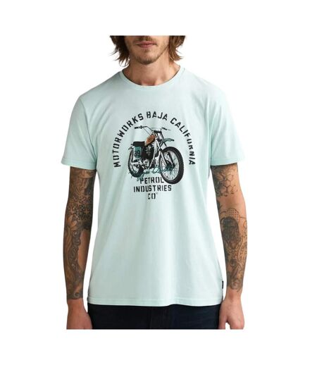 T-Shirt vert homme petrol industries classic print 12