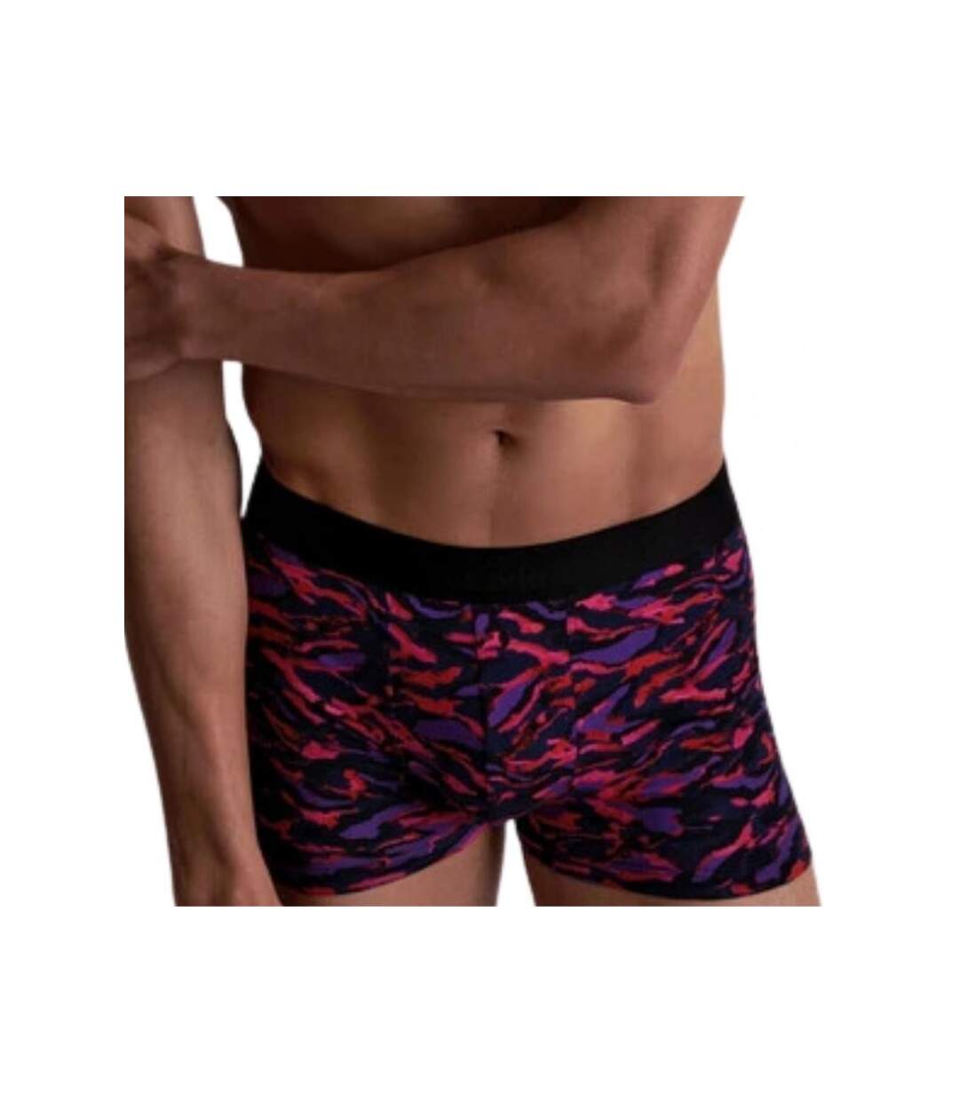 AUBADEMEN Boxer Homme Coton Modal PLAU Rose Violet