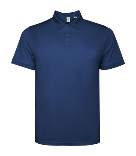 Mens Tormo Short-sleeved Polo Shirt Navy Blue Roly