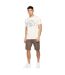 Short à poches frentons homme marron Crosshatch