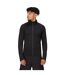 Mens core stretch full zip midlayer black Regatta