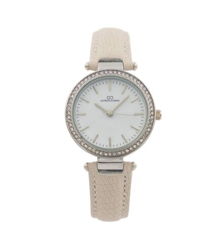 Montre Tendance Femme Crème GIORGIO