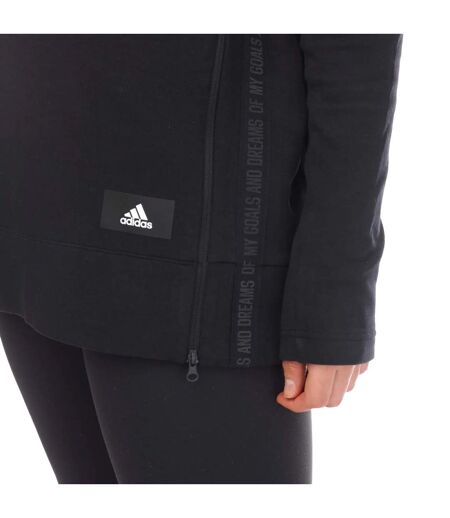 Sweat à capuche mission victory femme noir Adidas