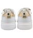 Baskets Motif/style Zippé Alessia Femme Blanc Lotus Shoes-2