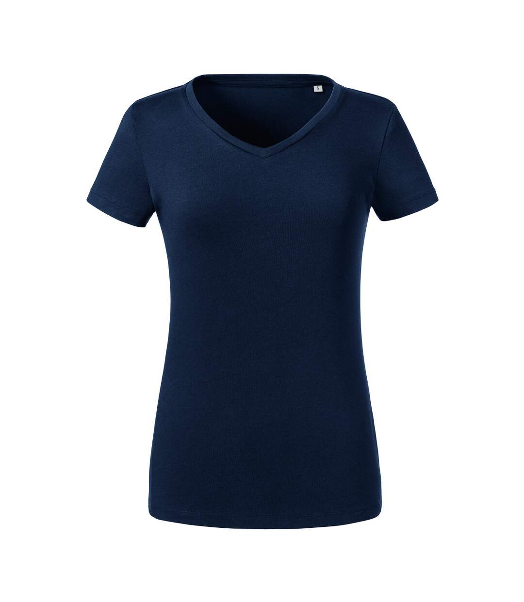 T-shirt femme bleu marine Russell-1