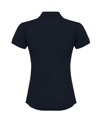 Henbury Womens/Ladies Coolplus® Fitted Polo Shirt (Navy)
