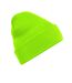 Bonnet À Manchettes Original Pour Adultes, Unisexe Vert Fluo Beechfield-2