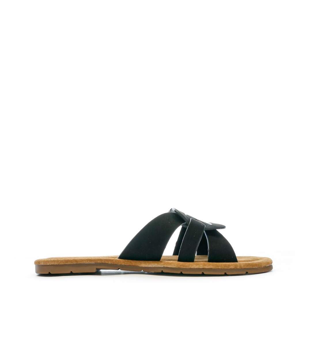Claquettes noires femme chattawak pace-2