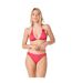 Haut de maillot de bain triangle rouge Poétique-4