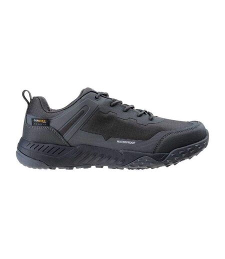 Mens Bondsteel Low Shoes Black Grey Silver Magnum