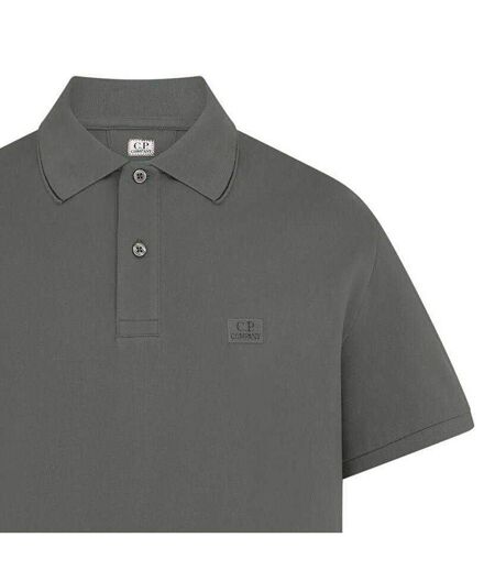 Polo Motif/style Logo Homme Gris Ombre C.P. Company