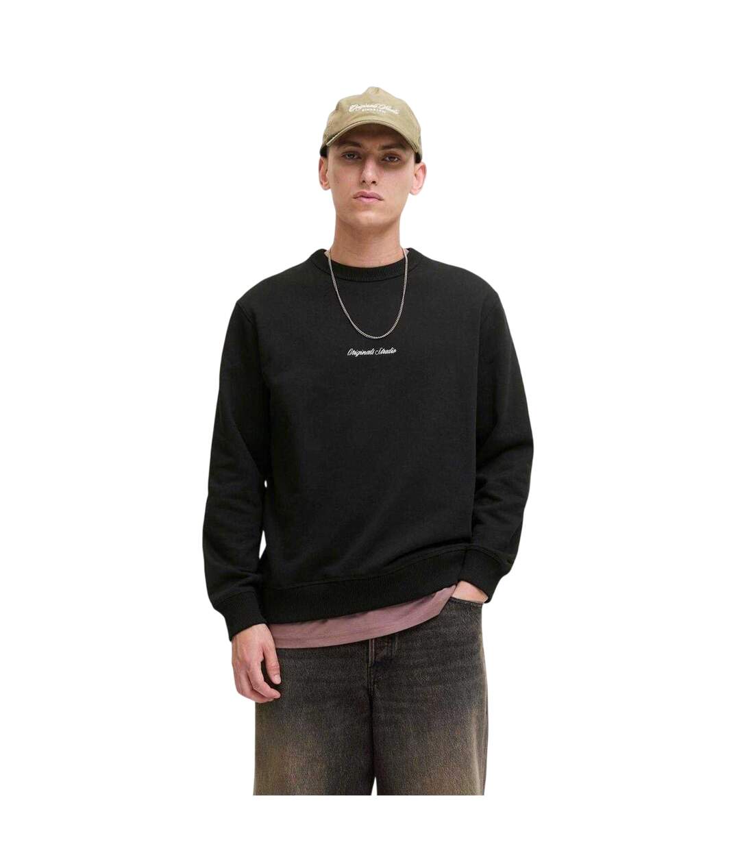 Sweat Homme Noir Jack And Jones-4