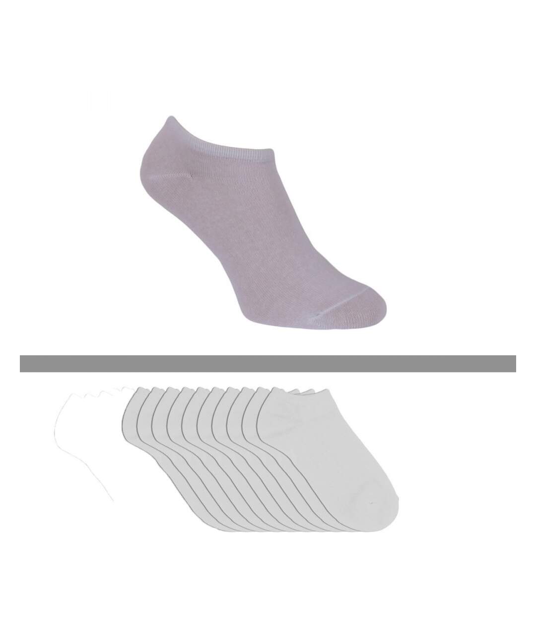 Chaussettes courtes homme lot de 10-2