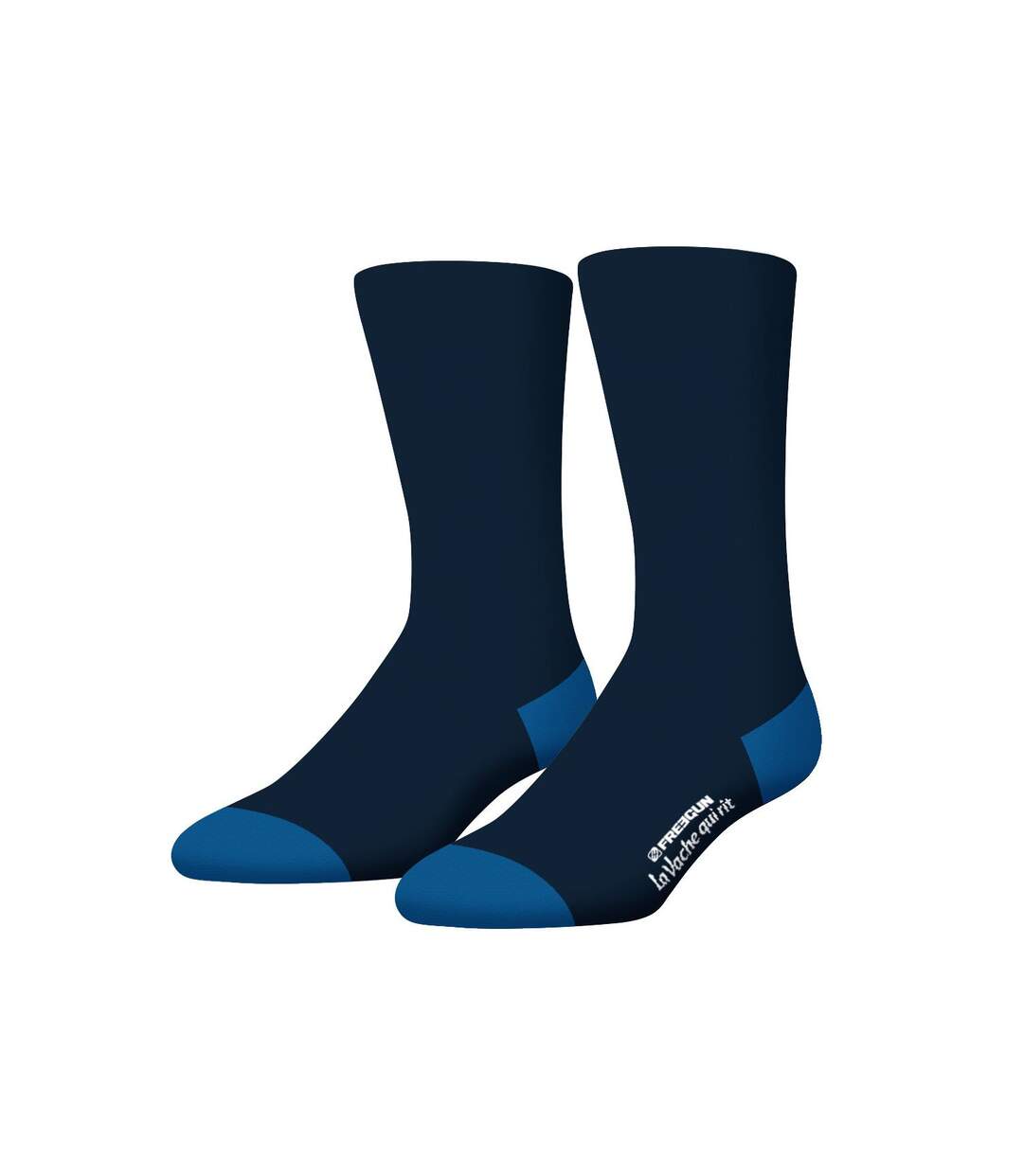 Lot de 4 paires de chaussettes homme La vache qui rit Freegun-4