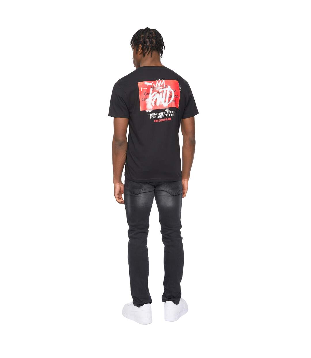 Mens Cceetv T-shirt Black Kings Will Dream-3