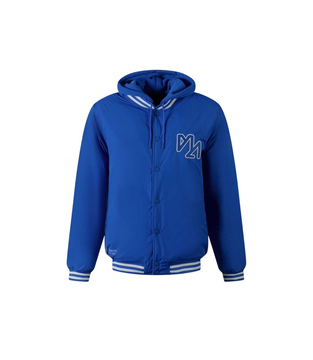 Veste Baseball Motif/style Rayures Contrastées Homme Bleu Minoti-2