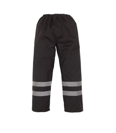 Yoko Unisex Adult Waterproof High-Vis Over Trousers (Black) - UTPC6778