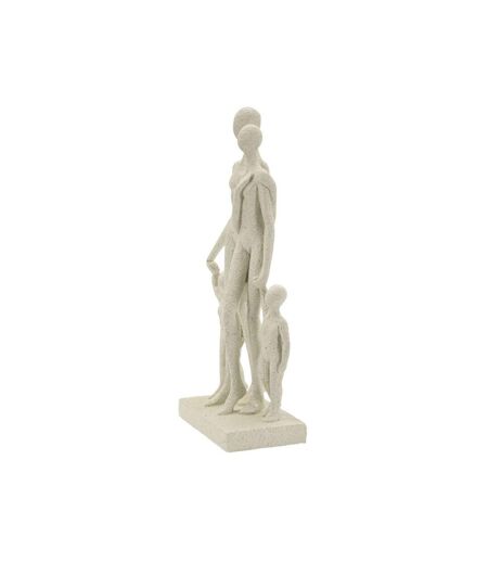Statuette Déco Famille Stons 30cm Crème
