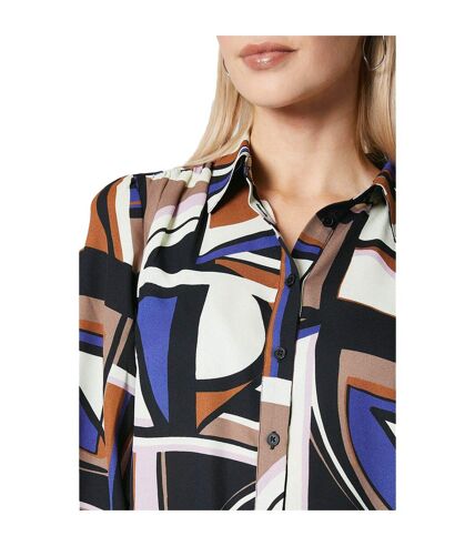 Principles Womens/Ladies Abstract Shirt (Brown) - UTDH6703