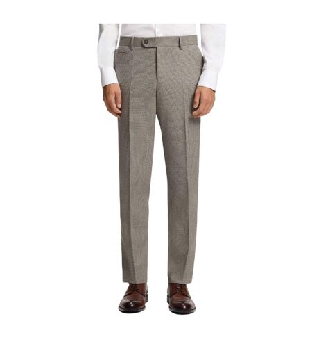 Chino Motif/style Pied-de-poule Homme Blanc Boss