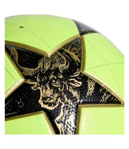 Ballon De Foot Hiver Motif/style Ligue Des Champions De L´uefa 25/26 Taille 5 Jaune Vif Noir Adidas