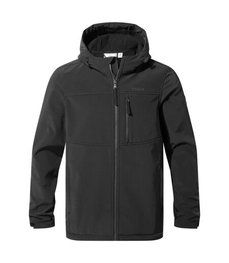 TOG24 Mens Truro Softshell Hooded Jacket (Noir) - UTTG222