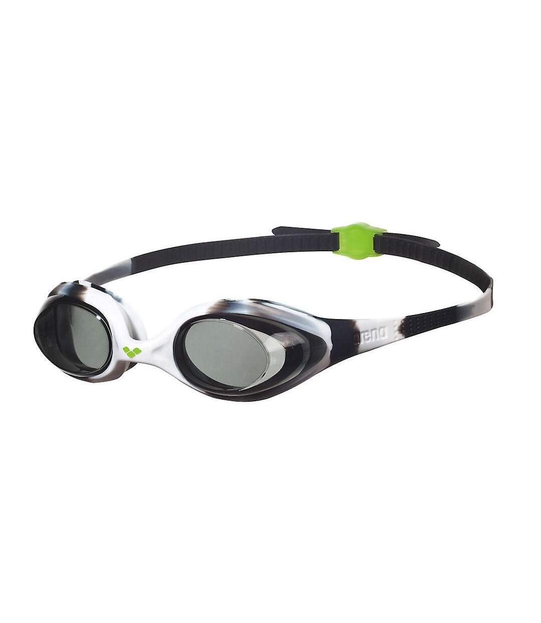 Lunettes de natation blanches/noires arena spider jr - taille unique-1