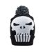Bonnet Motif/style Crâne Adulte Noir Blanc The Punisher-1