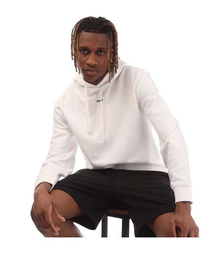 Sweat À Capuche Style Logo Dapo Homme Blanc Hugo