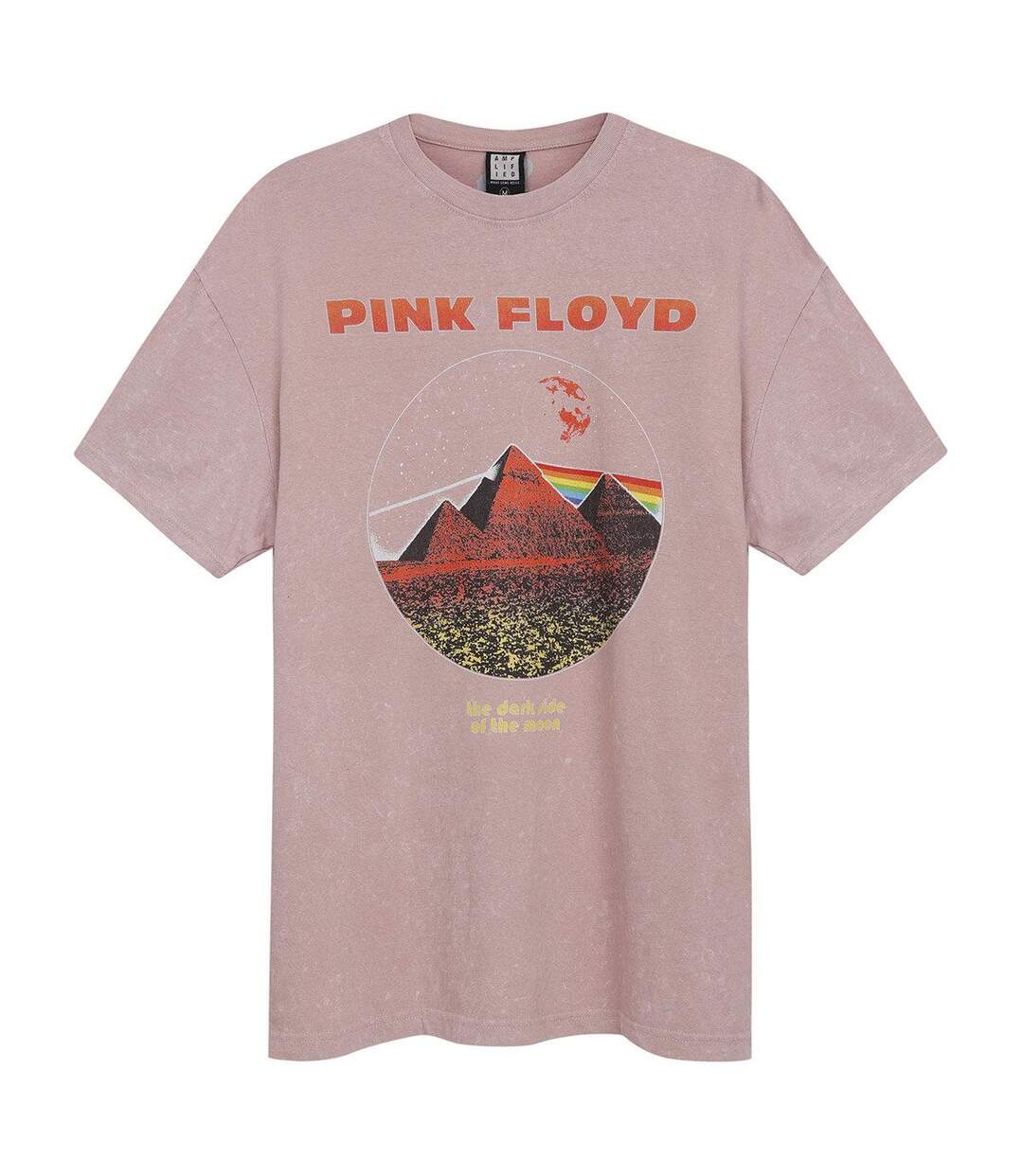 T-shirt vintage pyramids adulte rose Amplified-1