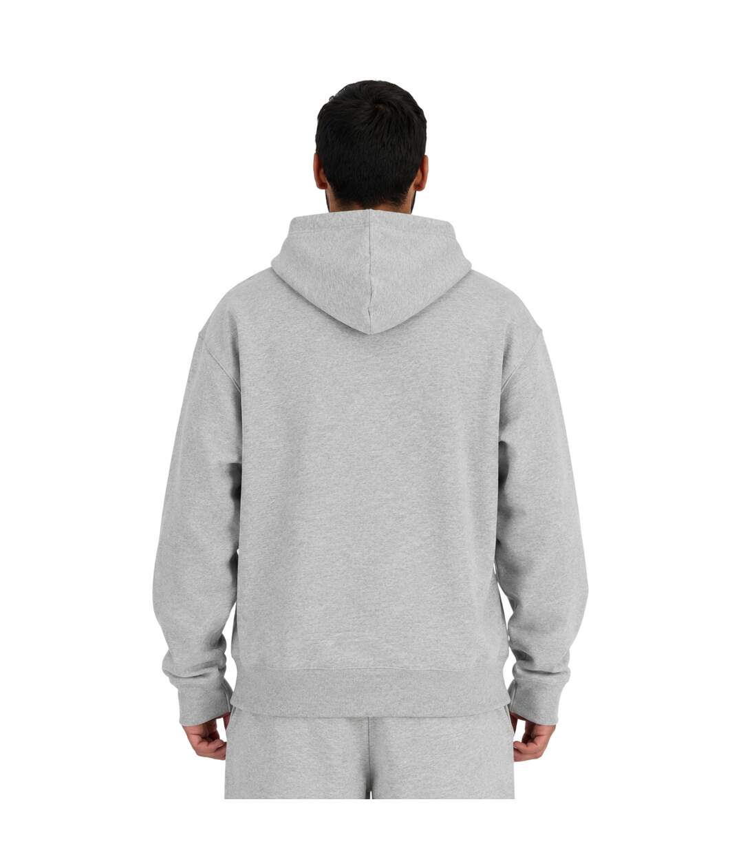 Sweat À Capuche Manches Longues Homme Gris New Balance-2