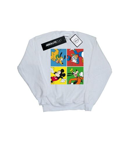 Disney Sweatshirt Femme/Femme Mickey Mouse Friends (Blanc) - UTBI27161