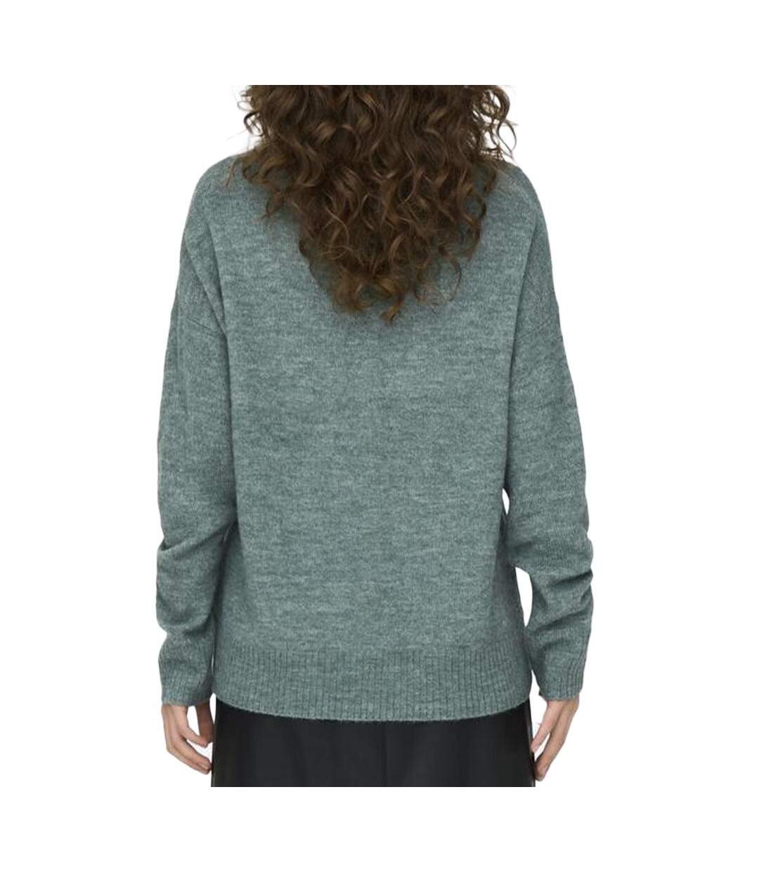 Pull vert d'eau femme jdy elanora-2
