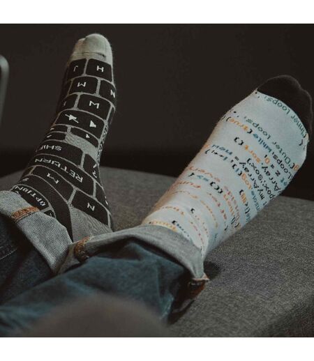 1 Pack Unisex Mismatched Novelty Odd Socks - IT Developer